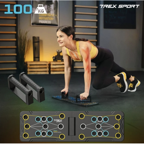 Упоры для отжиманий  Trex Sport TX-010PUB 12в1 - фото №3